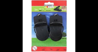 2x Herbruikbare muizenvallen - 10 cm - kunststof - muizenklemmen - voor binnen en buiten