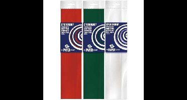 3x Crepe papier basis pakket kerst 250 x 50 cm knutsel materiaal