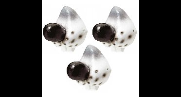 3x stuks carnaval dieren verkleed Muizen neusje volwassenen