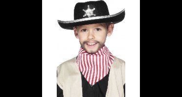 4x stuks cowboyhoed voor kinderen