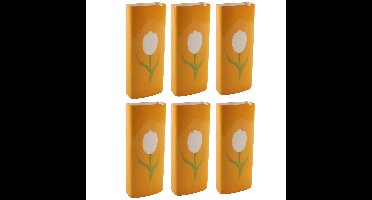 6x Stuks Radiatorbak luchtbevochtiger/waterverdamper - porselein - 20 x 8 cm