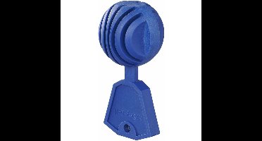 Aanhanger anti-diefstal bal - voor kogelkoppeling - blauw - kunststof - D50 mm