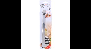 Alpina Pasta serveer tang - serveer bestek - zilver - rvs - 23 cm