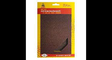 Anti-krasvilt - 1x A4 knipvel - bruin - 210 x 297 mm - rechthoek - zelfklevend - meubel beschermvil
