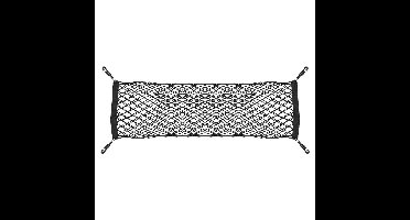 Bagagenet met elastisch koord - 65 x 75 cm - voor kofferbak - incl. 4 haken