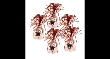Ballon gewichtjes - 10x - rose goud - 170 gram - gewichtjes voor helium ballontrosjes