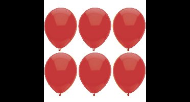 Ballonnen verjaardag/thema feest - 200x stuks - rood - 29 cm