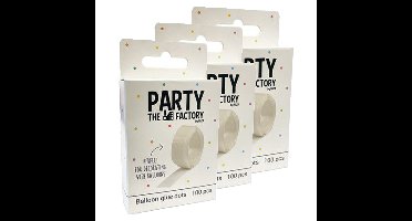 Ballonplakkers - op rol - 300x stuks - ballon ophangen zonder helium!
