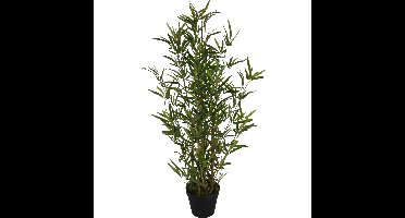 Bamboe kunstplant - in pot - 90 cm - groen - voor binnen - bamboe plant