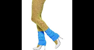 Beenwarmers - Blauw - jaren 80 - retro - fitness