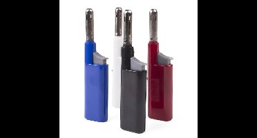 Benson Aansteker - 2x stuks - navulbaar - BBQ aansteker - 12 cm