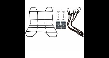 Benson Bagagedrager Verbreder - metaal - zwart - 28x27 cm - incl bagagespin