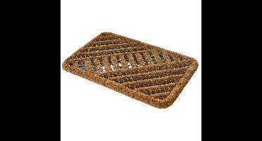 Benson Deurmat - staaldraad/kokos - extra zwaar - 40 x 60 cm - bruin - droogloopmat