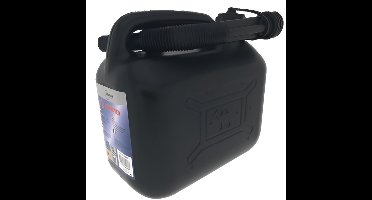 Benson Jerrycan - 5 liter - voor brandstof - zwart - incl. schenktuit