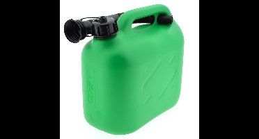 Benson Jerrycan groen voor brandstof - 5 liter - incl schenktuit