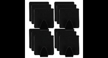 Benson Ophanghaakje - 12x stuks - zelfklevend - zwart - ijzer - hand/theedoek houder