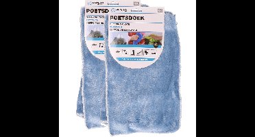 Benson Poetsdoek - 4x stuks - microvezel - extra zacht - 2 formaten - schoonmaken - dweil