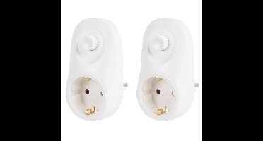 Benson Stekker dimmer - Multipak van 2x stuks - max. 280 Watt