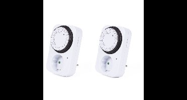 Benson tijdklok - 3x stuks - 24-uurs - programmeerbare tijdschakelaar - voor binnen