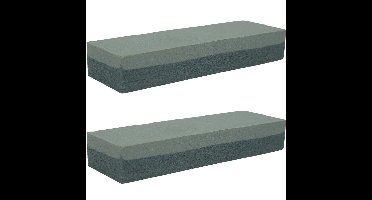 Benson Wetsteen - 2x - dubbelzijdig - slijpsteen - fijne en grove korrel - 15 cm
