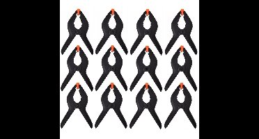 Benson Zeilklemmen - 12x stuks - 11 cm - lijmklemmen - marktklem