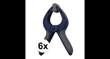 Benson Zeilklemmen / zeilclips 6 inch/15 cm - 6x - kunststof - dekzeil klemmen/knijpers