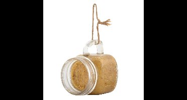 Best for Birds Vogelpindakaas - in een glazen tuinmok - vogelvoer