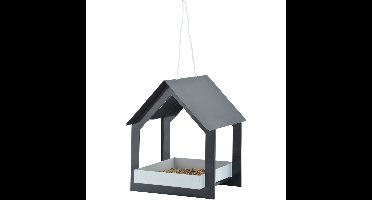 Best for Birds Vogelvoederhuisje - hangend - antraciet - 23 cm