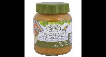 Best for Birds Vogelvoer - pindakaas - met stukjes noot - 340 gram - in pot