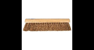 Bezemkop binnen - bruin - FSC hout/kokos - 60 cm