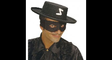 Boeven oogmasker zwart - volwassenen - boevenmasker - verkleedaccessoires