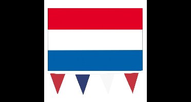 Boland - Nederland vlaggetjes feest versiering set binnen/buiten 3-delig