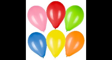 Boland - Set 50 Ballonnen - diverse kleuren - Knoopballon - ca. 23 cm
