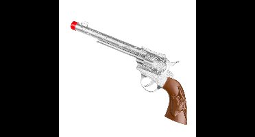 Boland Verkleed speelgoed Cowboy pistool/revolver - kunststof - 28cm - wapens