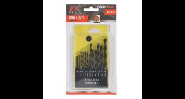 Borenset - 13-delig - hout - 1.5 tot 6.5 mm - inclusief houder