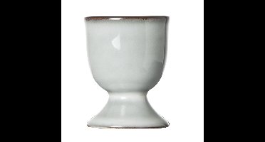 Cosy & Trendy Eierdopje - aardewerk - lichtgrijs - 5 cm - Houders voor gekookte eieren