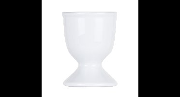 Cosy & Trendy Eierdopje - van porselein - wit - 6.5 cm