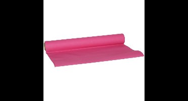 Cosy & Trendy Tafelloper - papier - fuchsia roze - 480 x 40 cm
