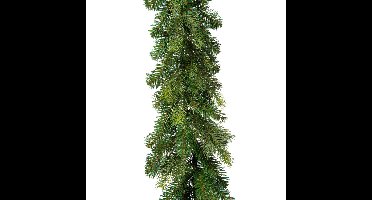 Decoris Guirlande - kerstslinger - groen - 270 cm - kerstversiering