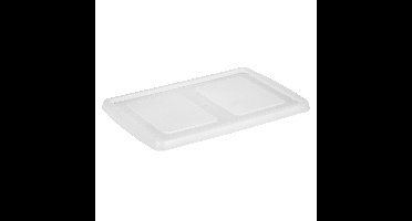 Deksel - voor opslagbox 30-51 L - kunststof - transparant - 59 x 39 x 2,9 cm