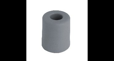 Deltafix Deurbuffer - deurstopper - grijs - rubber - 35 x 30 mm