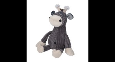 Deurstopper - giraf - grijs - 28 x 18 x 21 cm - dieren thema deurstoppers