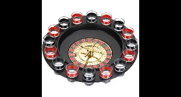 Drankspel shot roulette - dia 30 cm - volwassenen - drinkspel