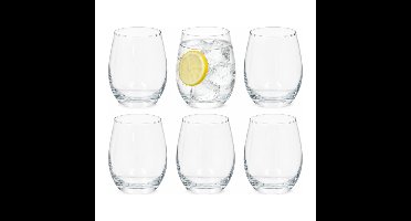 Drinkglazen Eclipse - 6x stuks - glas - 570 ml - water - frisdrank - sapjes - cocktails
