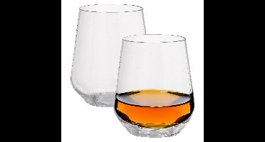 Duni Drinkglas Elegance - 2x - onbreekbaar kunststof - 300 ml - vaatwasser bestendig