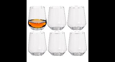 Duni Drinkglas Elegance - 6x - onbreekbaar kunststof - 300 ml - vaatwasser bestendig