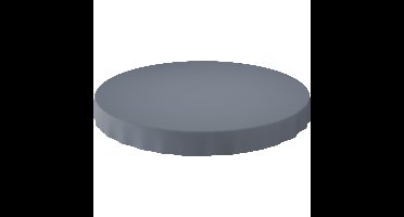 Duni Tafelkleed - rond - D180 cm - antraciet grijs - wegwerp - valt als linnen over de tafel