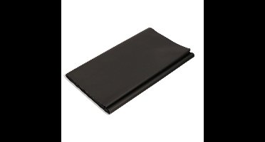 Duni Tafelkleed/tafellaken - 2x - herbruikbaar - zwart - 138 x 220 cm - Dunisilk+