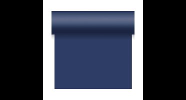 Duni tafelloper - papier - donkerblauw - 480 x 40 cm