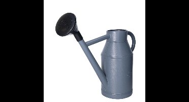 EDA Gieter - grijs - kunststof - zwarte broeskop - 6 liter